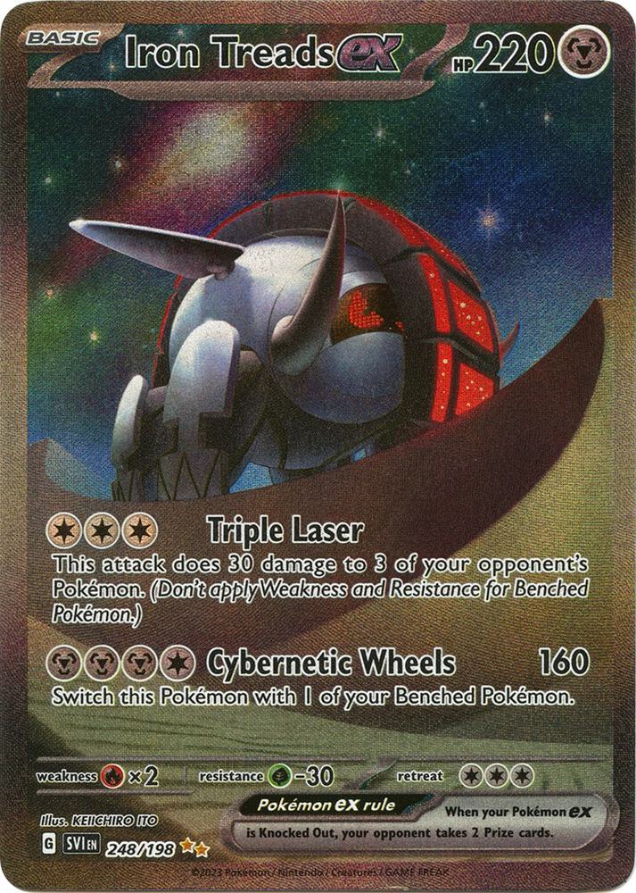 (#248/198) Iron Treads ex [SV01: Scarlet & Violet Base Set]