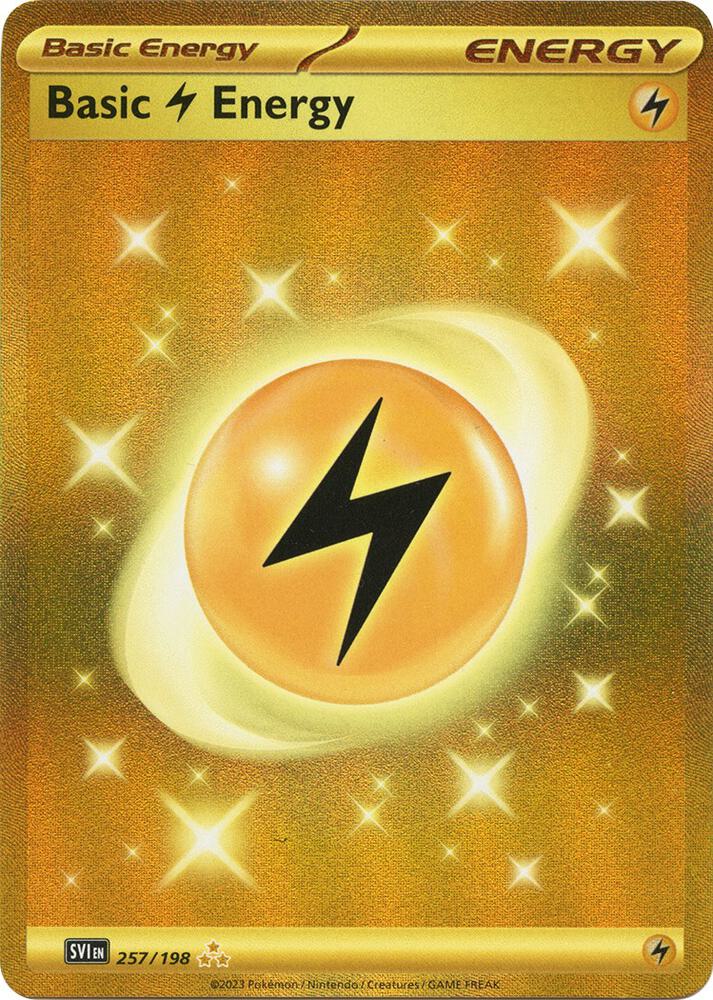 (#257/198) Basic Lightning Energy [SV01: Scarlet & Violet Base Set]