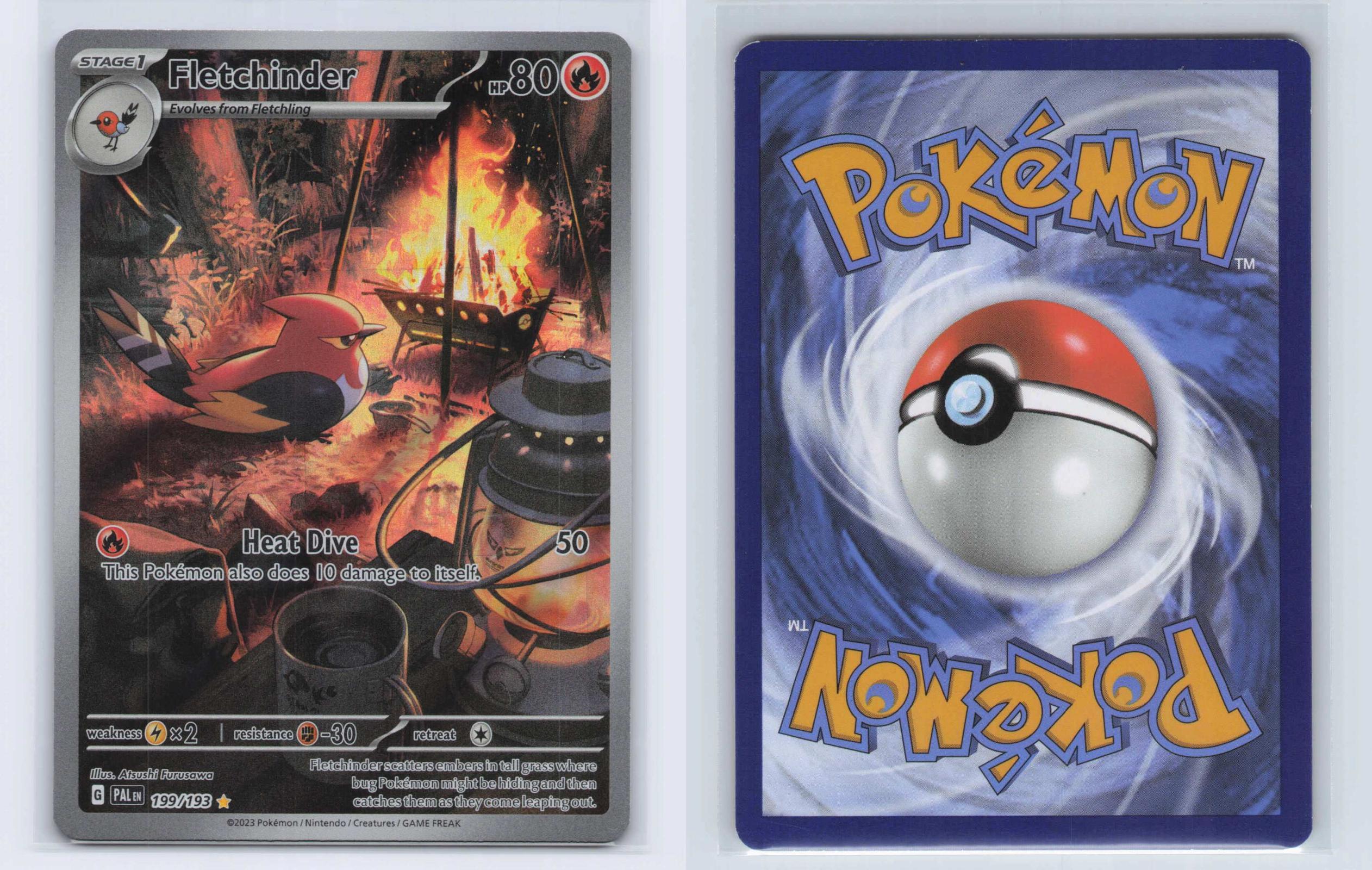 (#199/193) Fletchinder - Holo [Paldea Evolved]