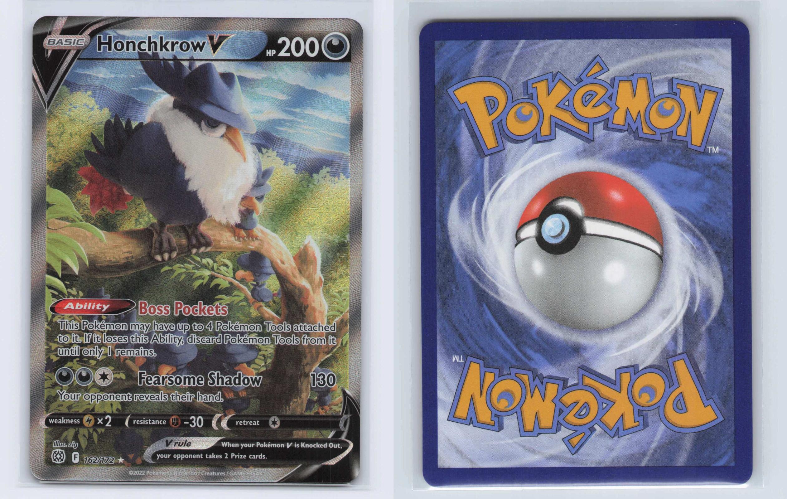 (#162/172) Honchkrow V - Holo [Brilliant Stars]