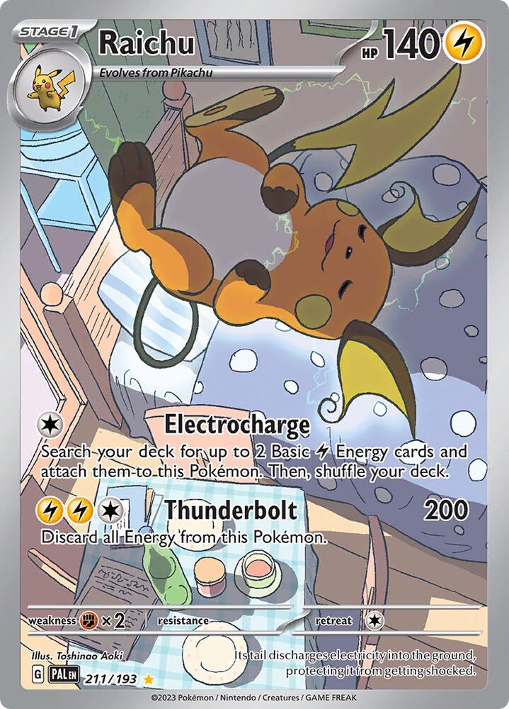 (#211/193) Raichu [SV02: Paldea Evolved]