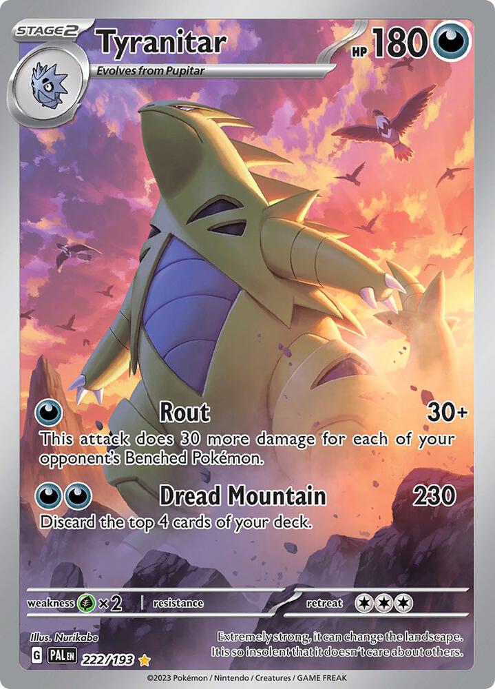 (#222/193) Tyranitar [SV02: Paldea Evolved]