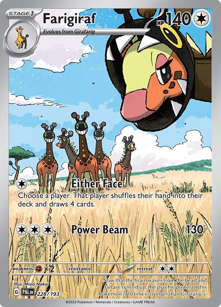 (#228/193) Farigiraf [SV02: Paldea Evolved]