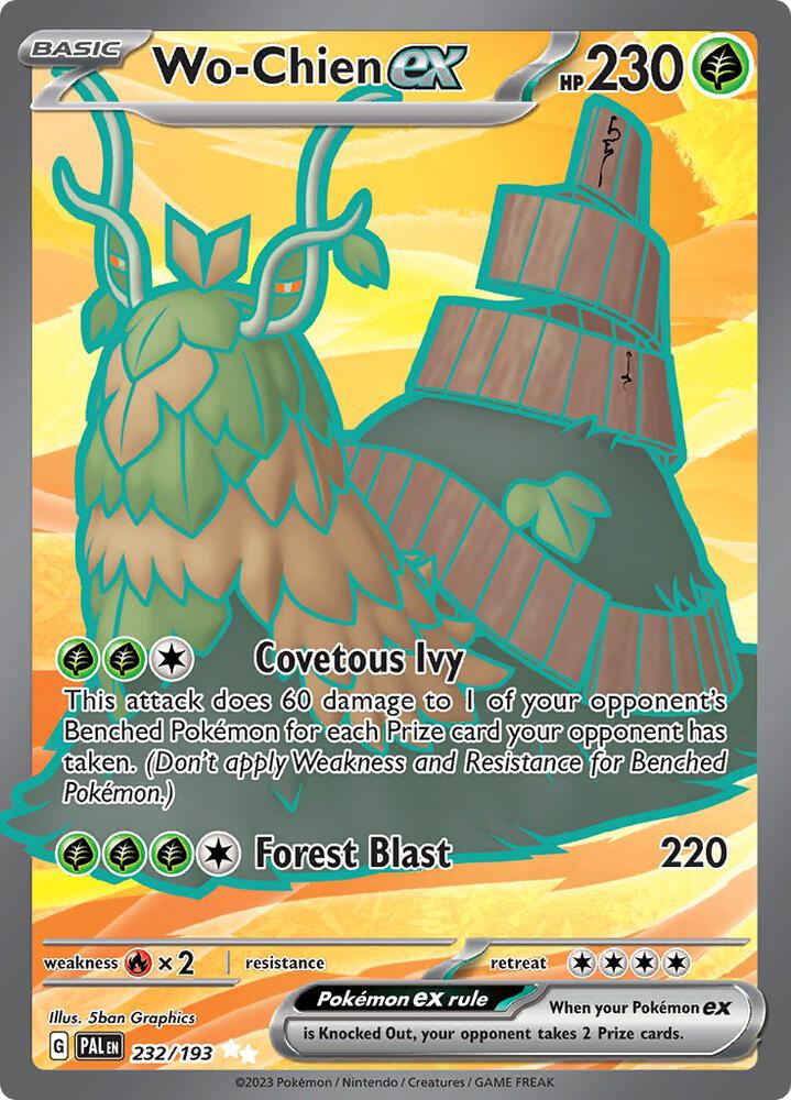 (#232/193) Wo-Chien ex [SV02: Paldea Evolved]
