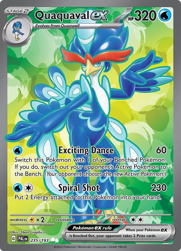 (#235/193) Quaquaval ex - [SV02: Paldea Evolved]