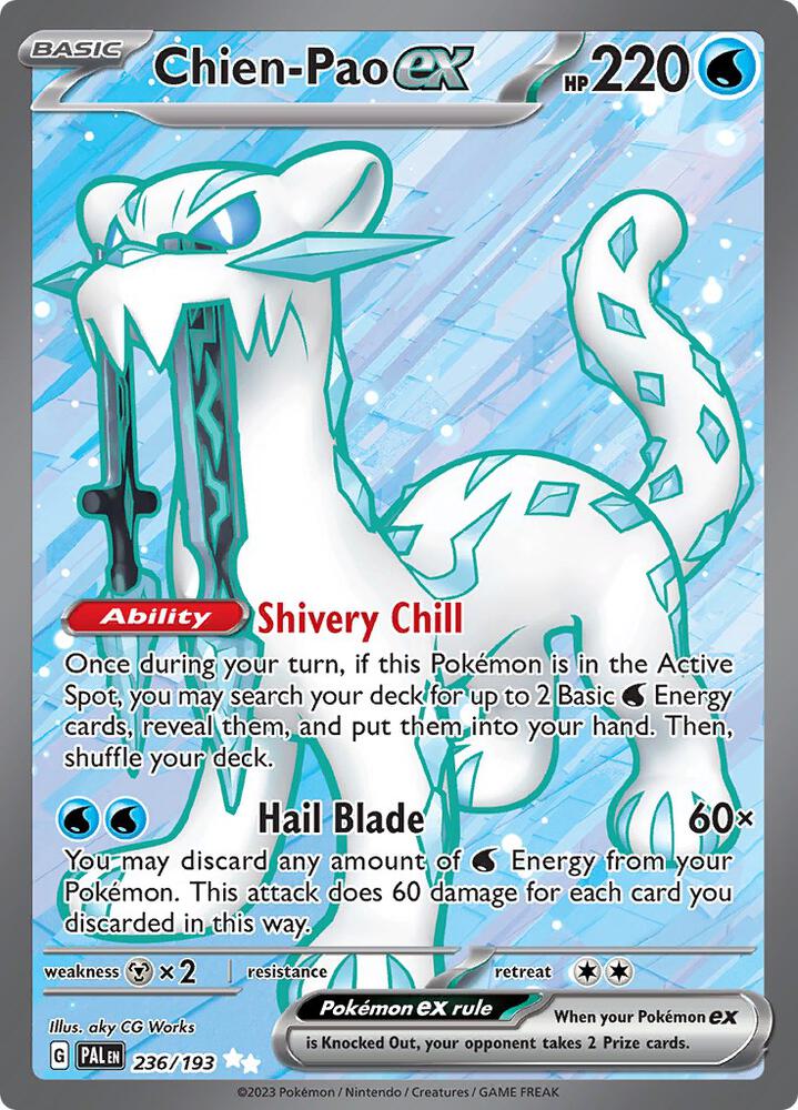 (#236/193) Chien-Pao ex [SV02: Paldea Evolved]