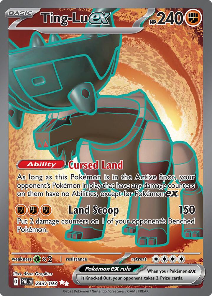 (#243/193) Ting-Lu ex [SV02: Paldea Evolved]
