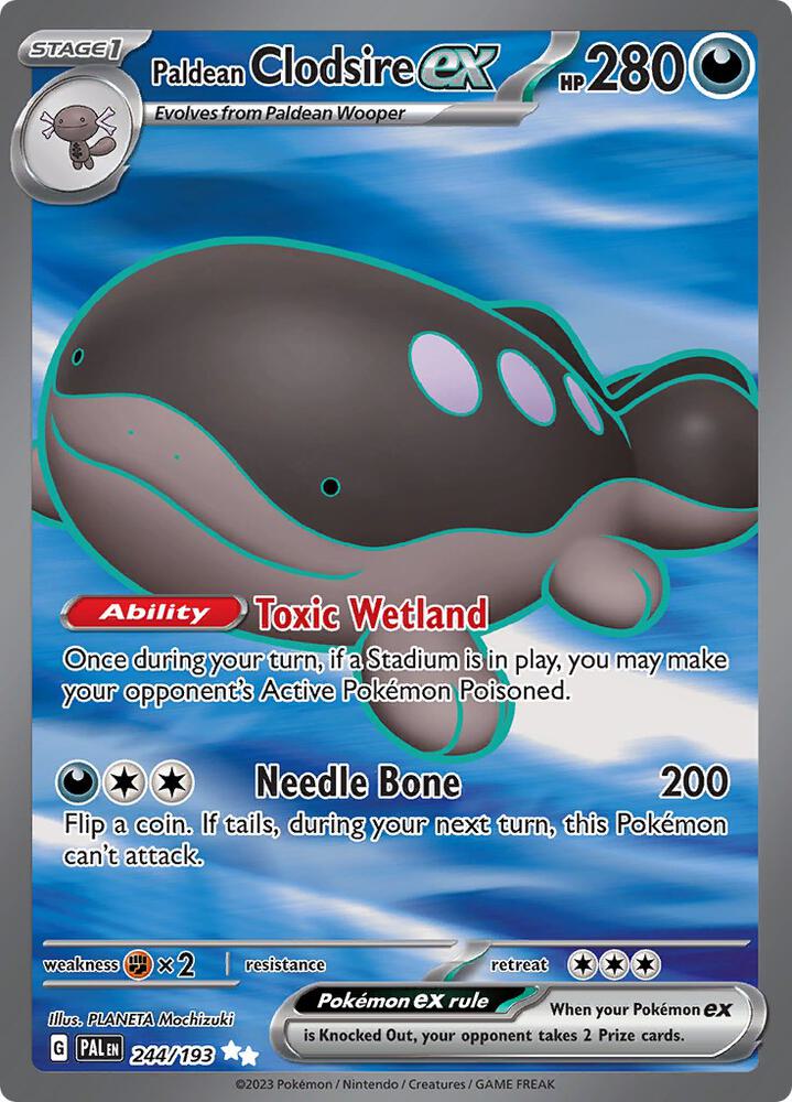 (#244/193) Paldean Clodsire ex [SV02: Paldea Evolved]