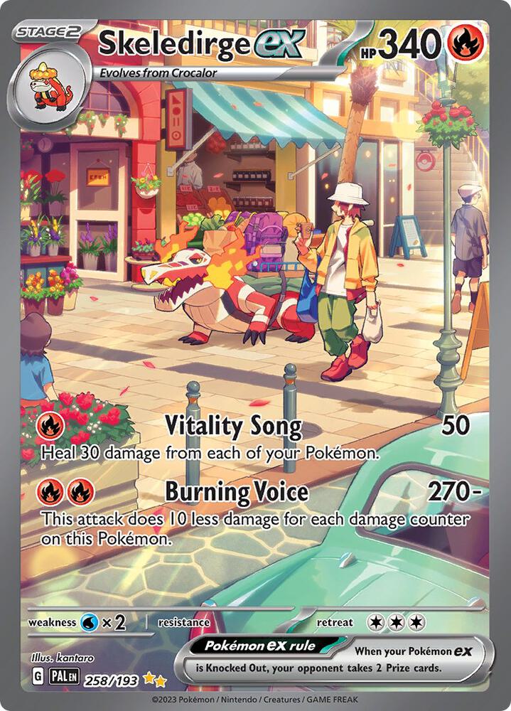 (#258/193) Skeledirge ex [SV02: Paldea Evolved]