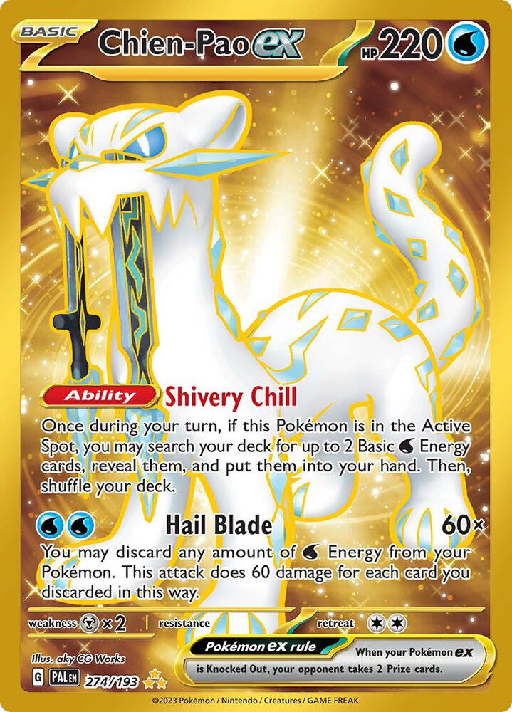 (#274/193) Chien-Pao ex [SV02: Paldea Evolved]