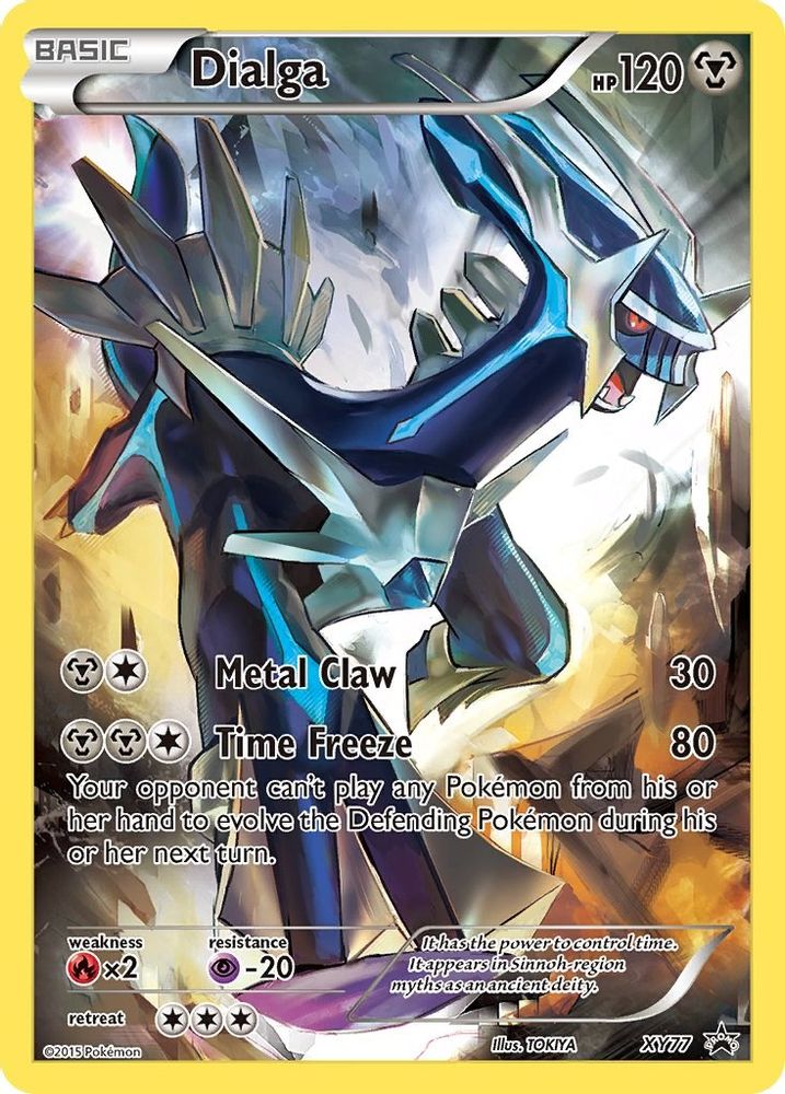 (#XY77) Dialga (Full Art Promo) - Holo [XY Promo]