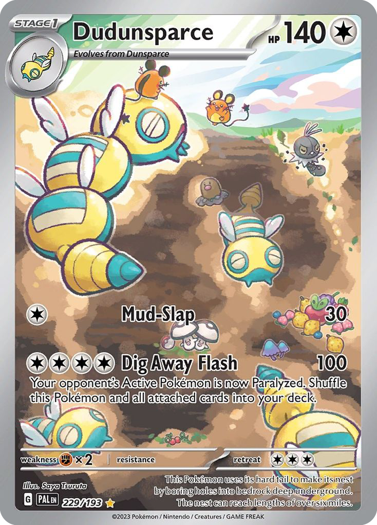 (#229/193) Dudunsparce - Holo [Paldea Evolved]