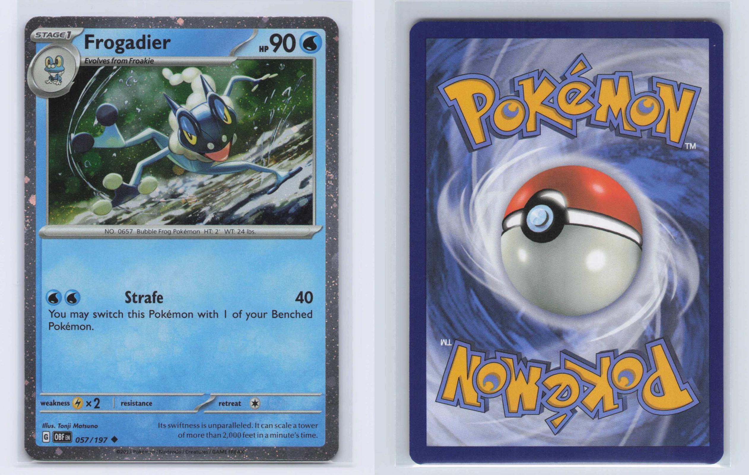 (#057/197) Frogadier (Cosmos Holo) - Normal [Miscellaneous Cards & Products]