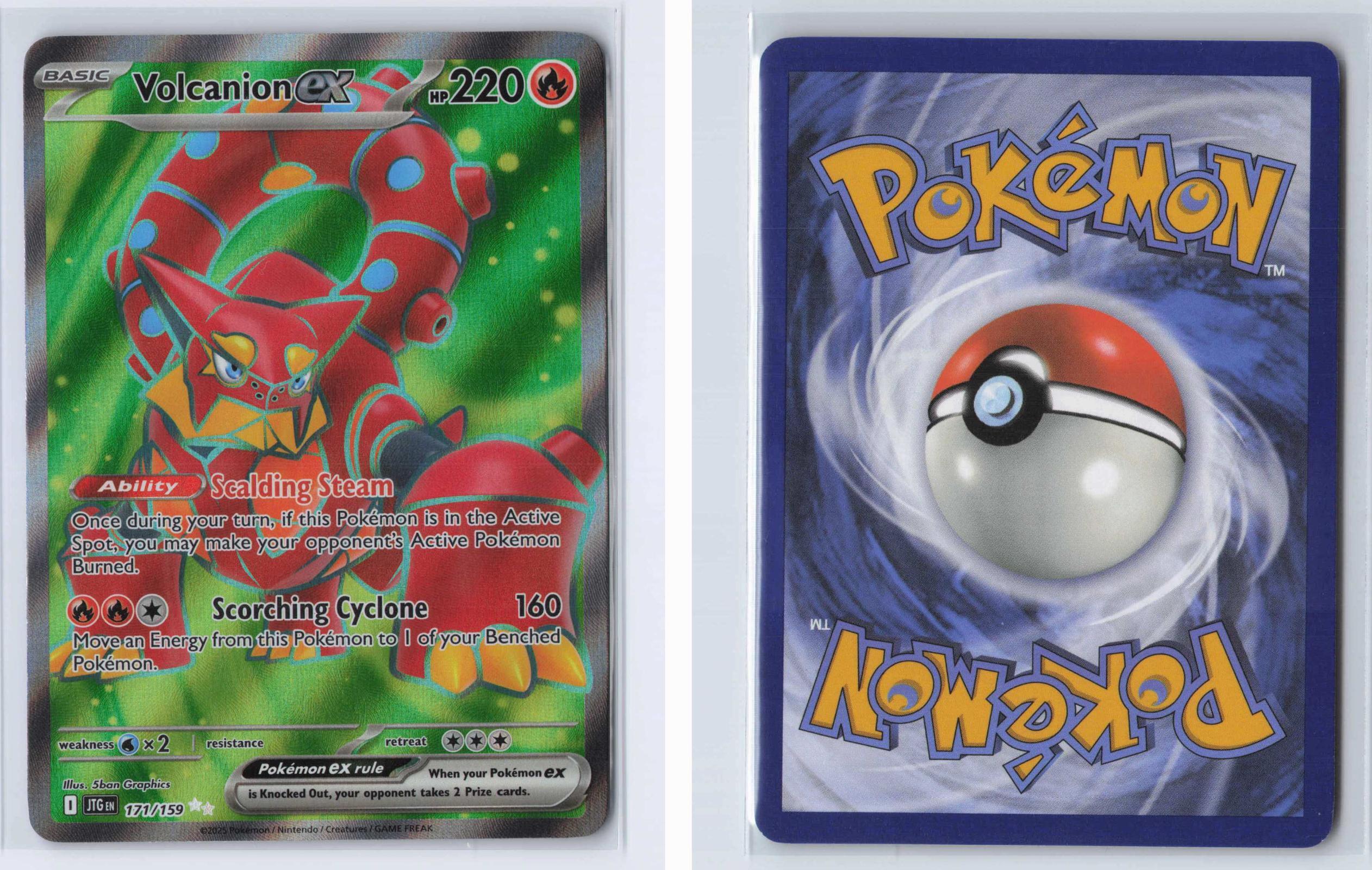 (#171/159) Volcanion ex - Holo [Journey Together]