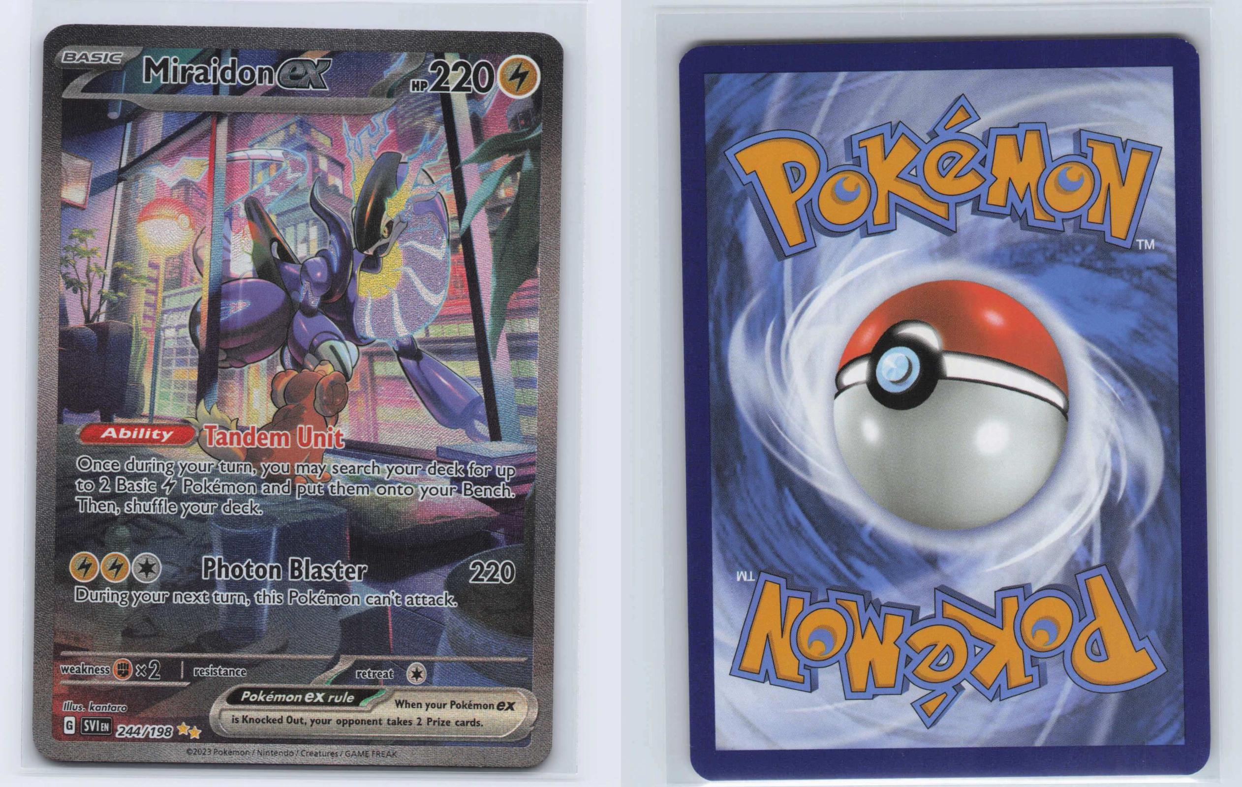 (#244/198) Miraidon ex - Holo [Scarlet & Violet]