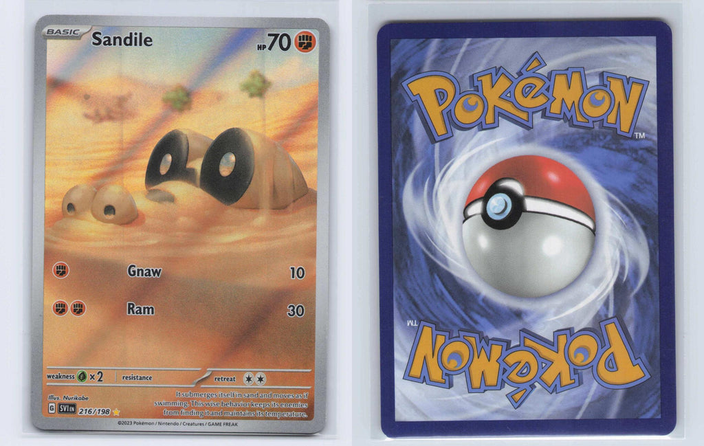 (#216/198) Sandile - Holo [Scarlet & Violet]