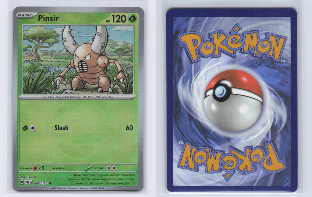(#003/131) Pinsir (Master Ball Pattern) - Holo [Prismatic Evolutions]