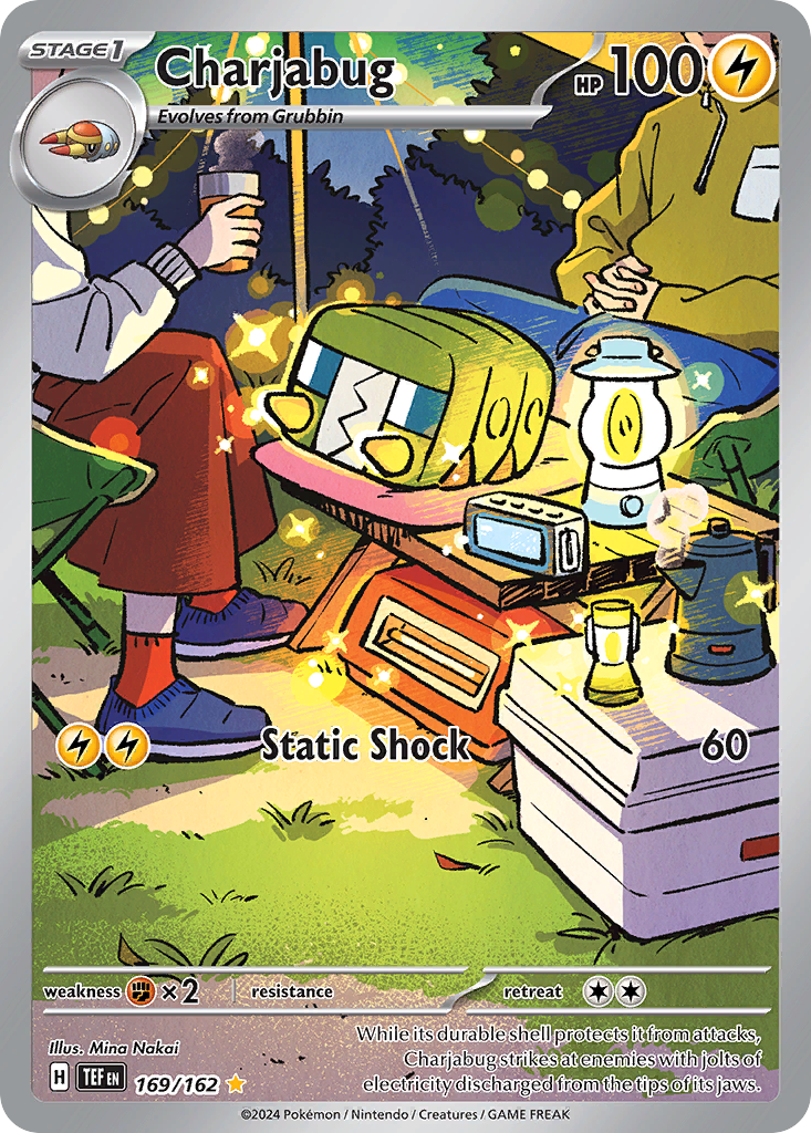 (#169/162) Charjabug - Holo [Temporal Forces]