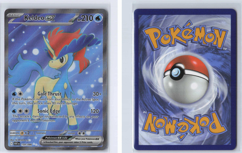 (#159/086) Keldeo ex - Holo [White Flare]