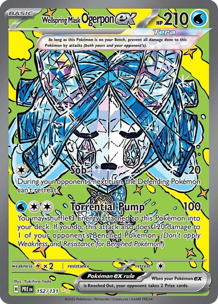 (#152/131) Wellspring Mask Ogerpon ex - Holo [Prismatic Evolutions]
