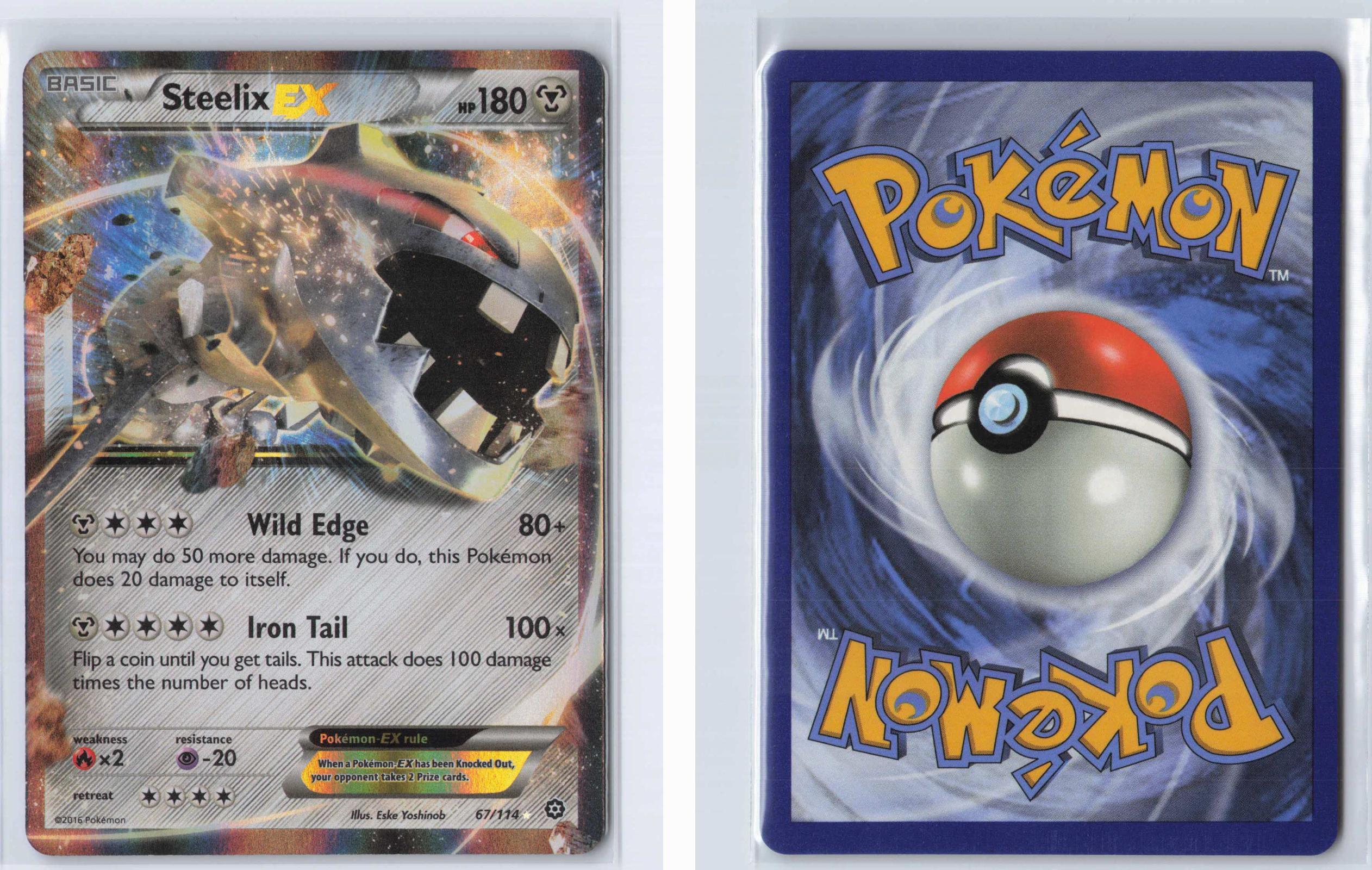 (#67/114) Steelix EX - Holo [Steam Siege]
