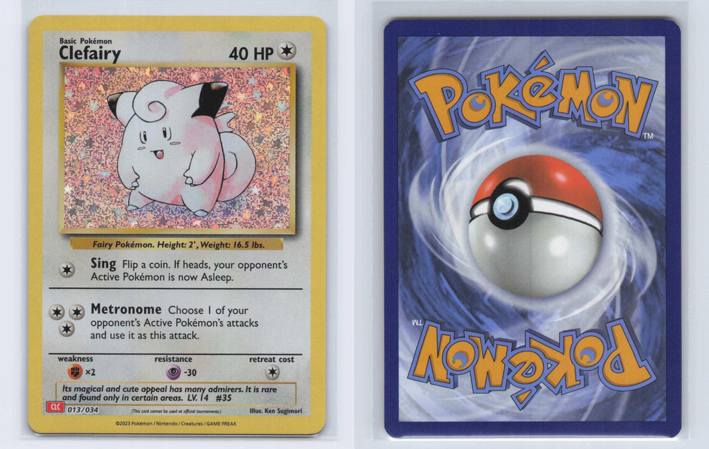 (#013/034) Clefairy - Holo [Trading Card Game Classic]