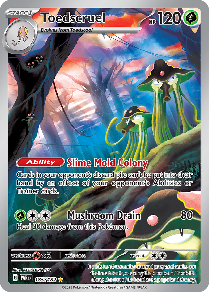 (#185/182) Toedscruel - Holo [Paradox Rift]