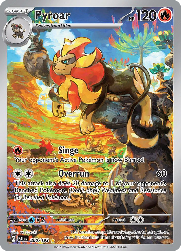 (#200/193) Pyroar - Holo [Paldea Evolved]