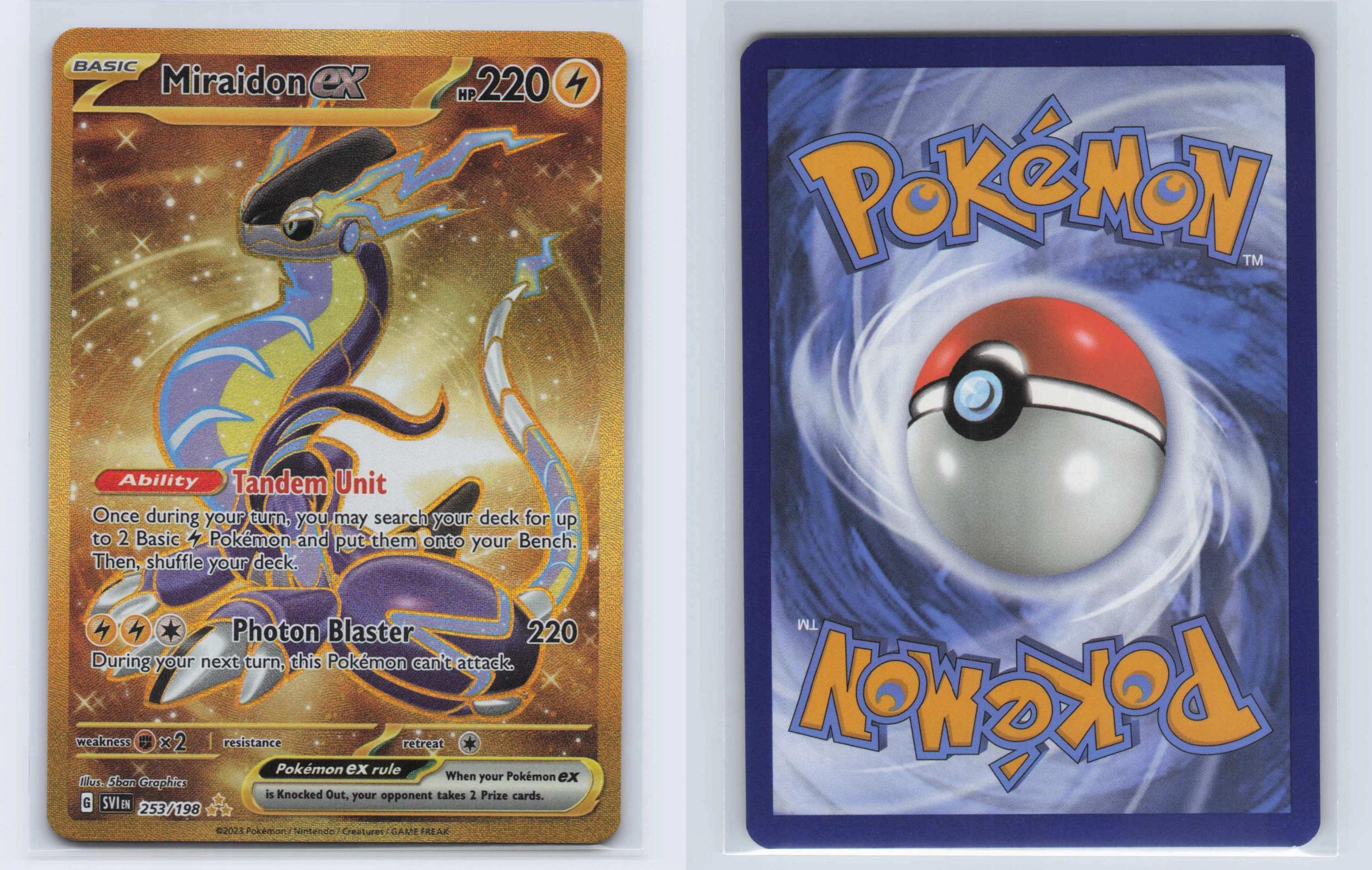 (#253/198) Miraidon ex - Holo [Scarlet & Violet]