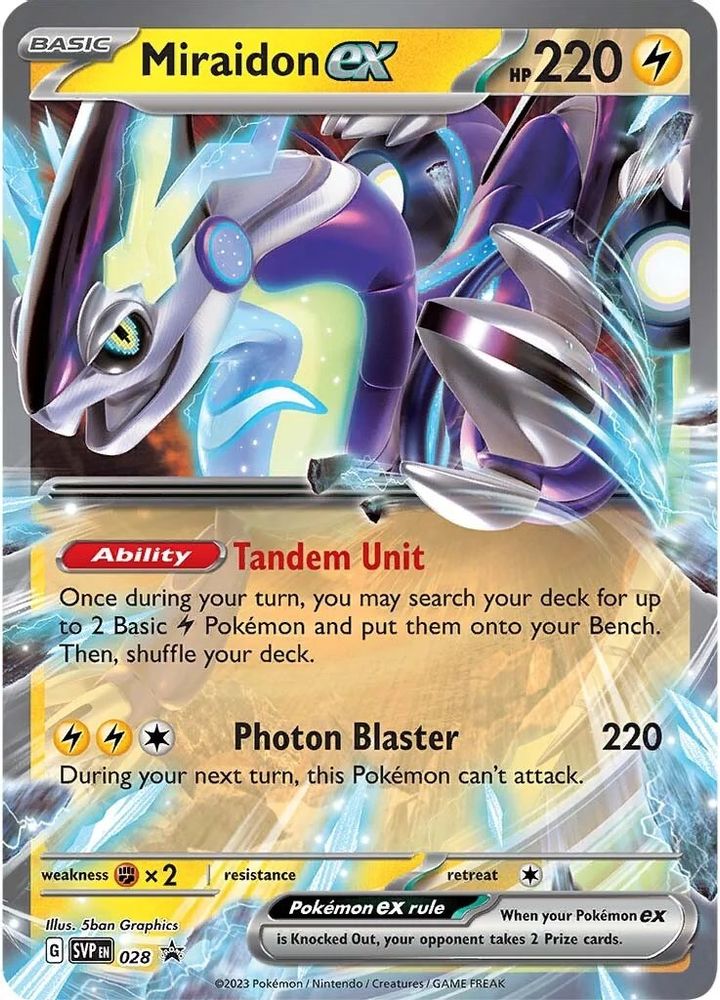 (#028) Miraidon ex - Holo [Scarlet & Violet Promo]