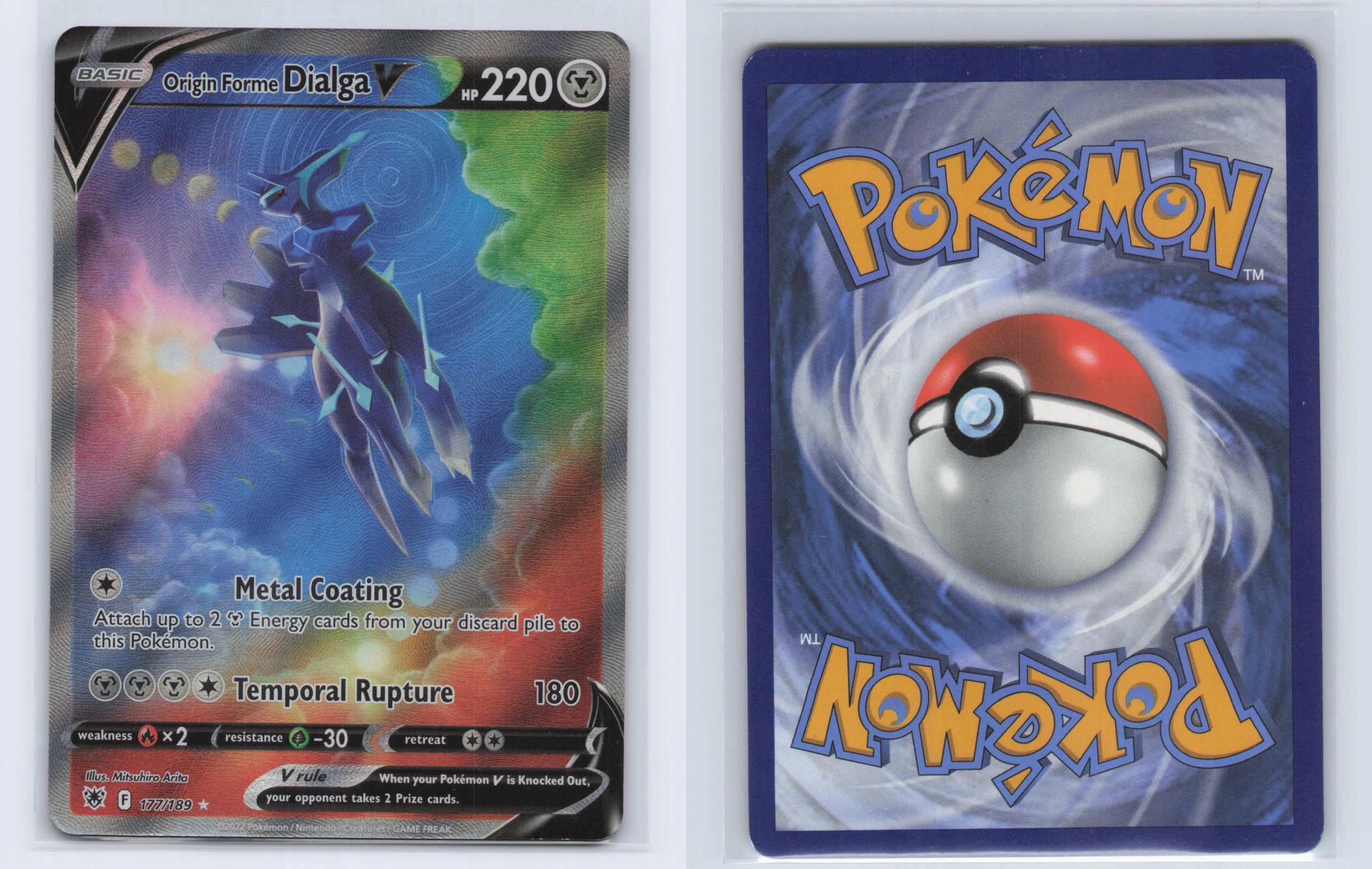 (#177/189) Origin Forme Dialga V - Holo [Astral Radiance]