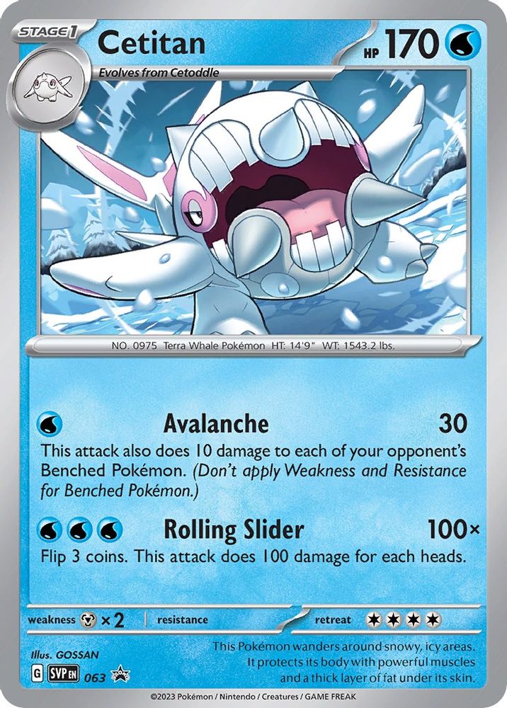 (#063) Cetitan - Holo [Scarlet & Violet Promo]