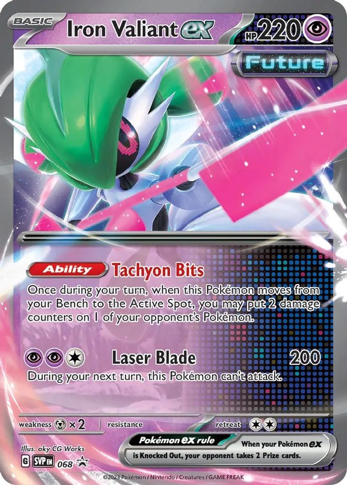 (#068) Iron Valiant ex - Holo [Scarlet & Violet Promo]