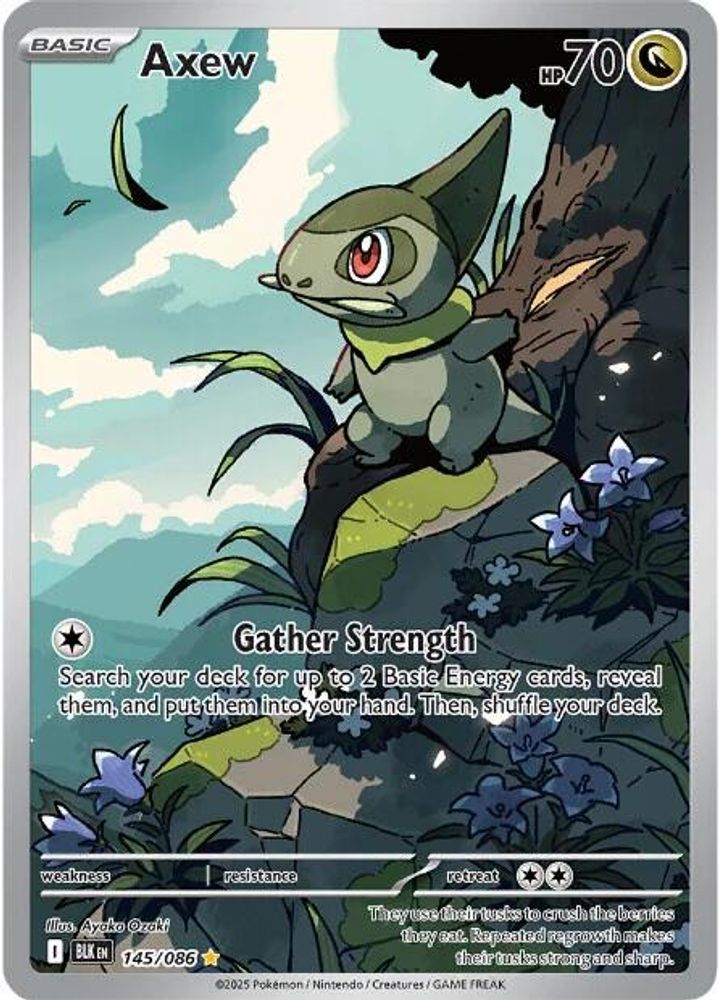 (#145/086) Axew - Holo [Black Bolt]