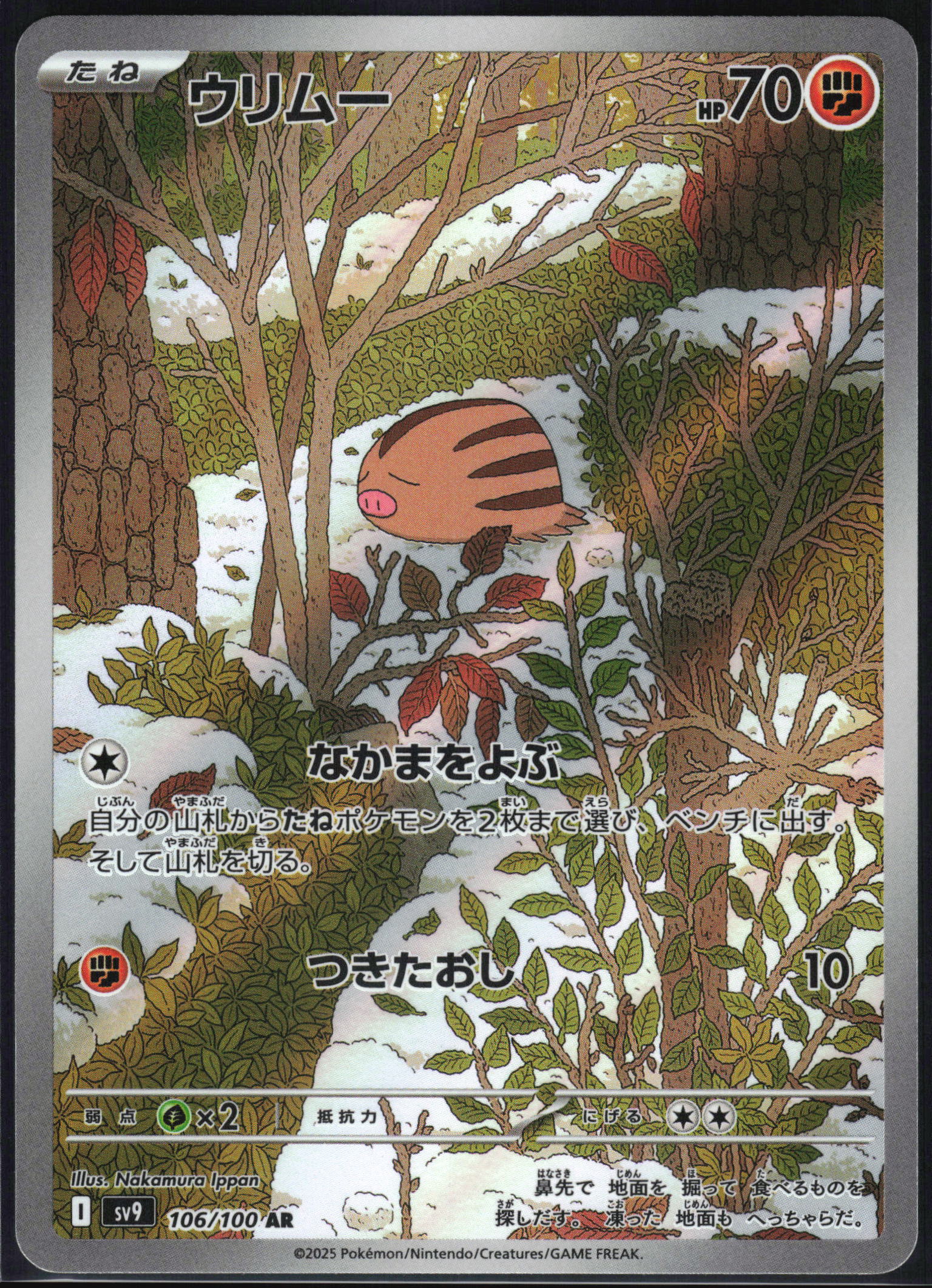 (#106/100) Swinub - Holo [Battle Partners (JPN)]