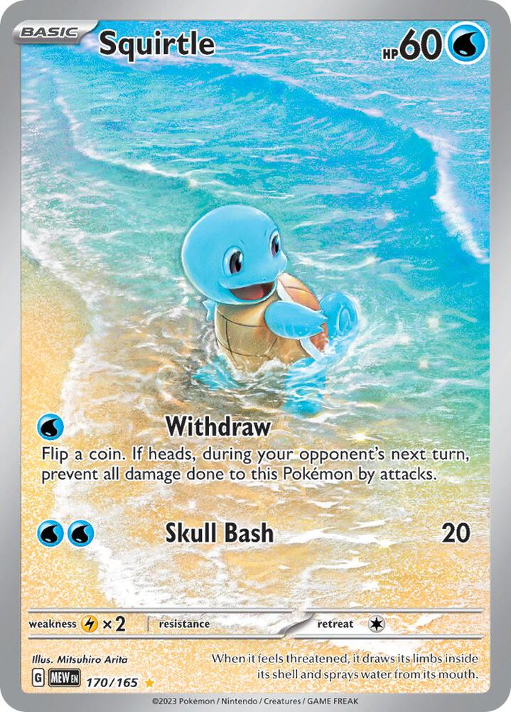 (#170/165) Squirtle [SV: Scarlet & Violet 151]