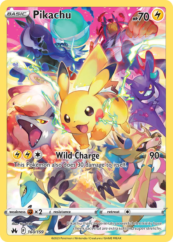 (#160/159) Pikachu - Holo [Crown Zenith]