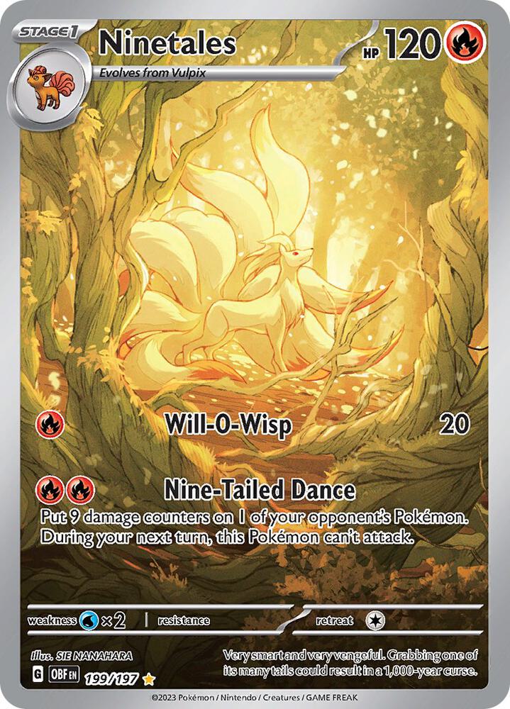 (#199/197) Ninetales [SV03: Obsidian Flames]