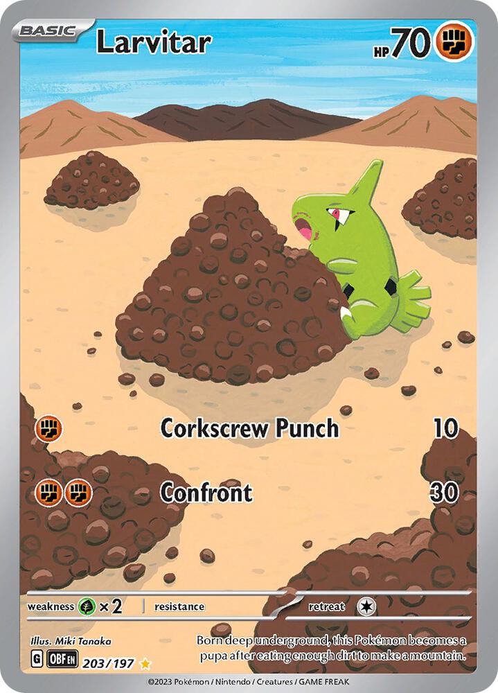 (#203/197) Larvitar [SV03: Obsidian Flames]