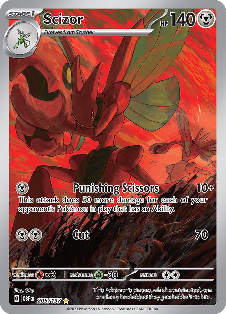 (#205/197) Scizor [SV03: Obsidian Flames]