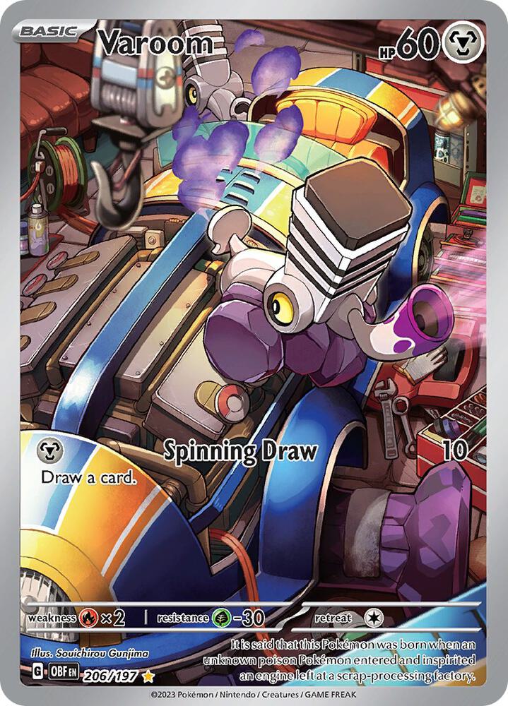 (#206/197) Varoom [SV03: Obsidian Flames]