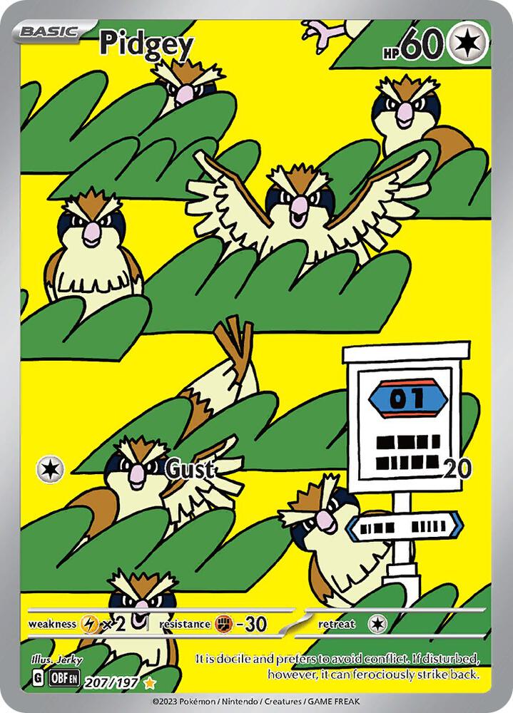 (#207/197) Pidgey [SV03: Obsidian Flames]