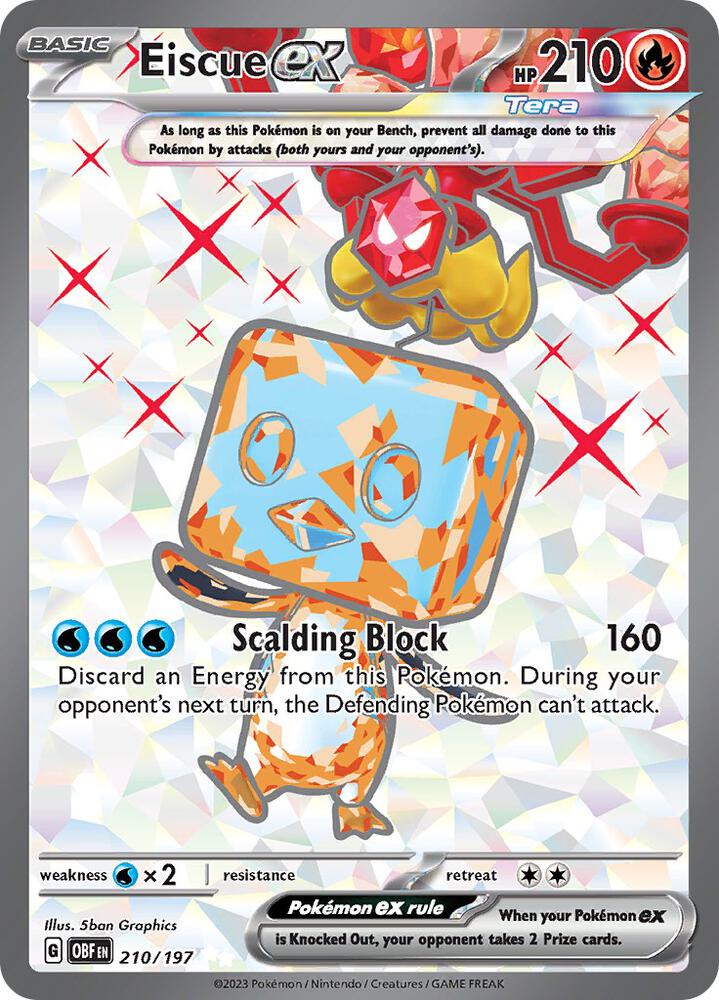 (#210/197) Eiscue ex [SV03: Obsidian Flames]