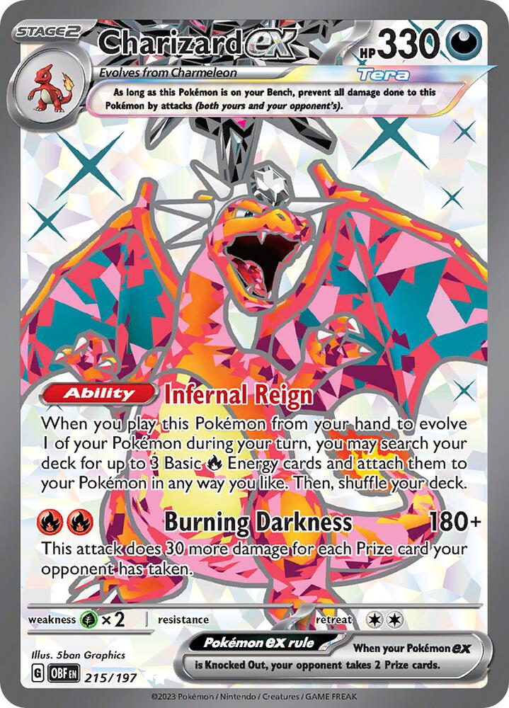 (#215/197) Charizard ex [SV03: Obsidian Flames]