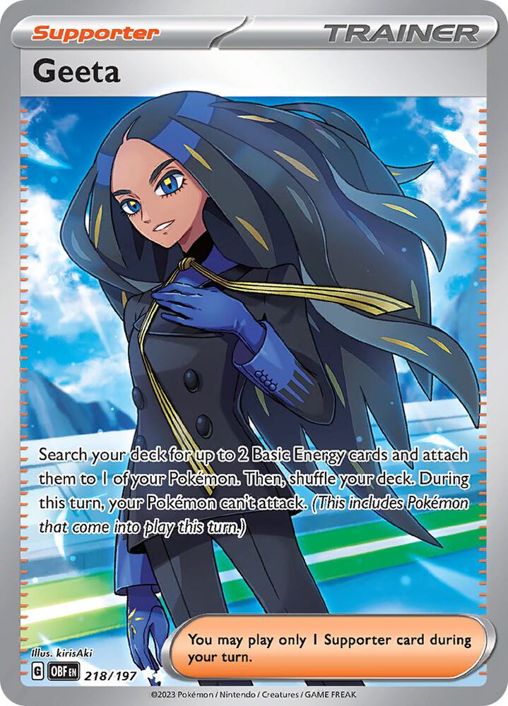 (#218/197) Geeta [SV03: Obsidian Flames]