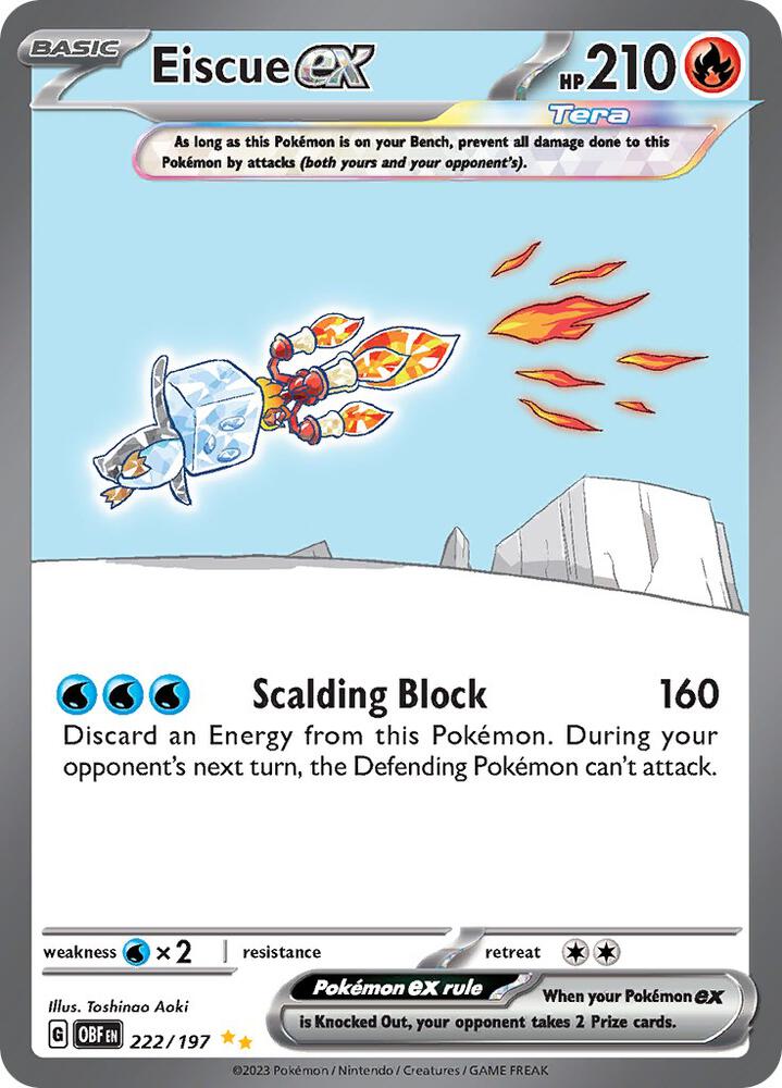 (#222/197) Eiscue ex [SV03: Obsidian Flames]