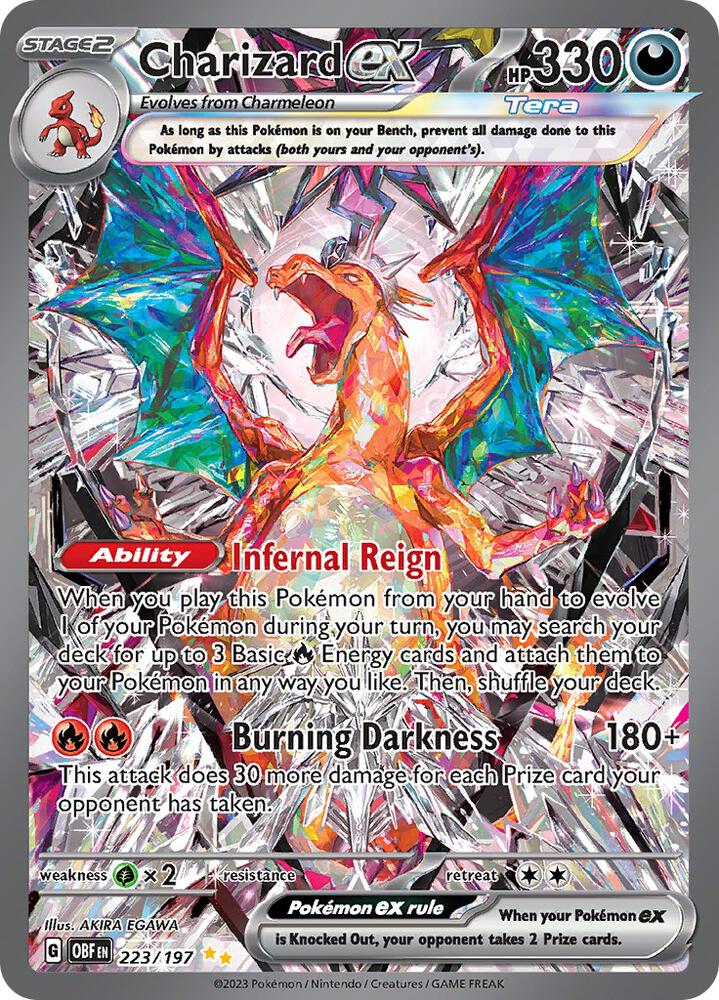 (#223/197) Charizard ex - [SV03: Obsidian Flames]