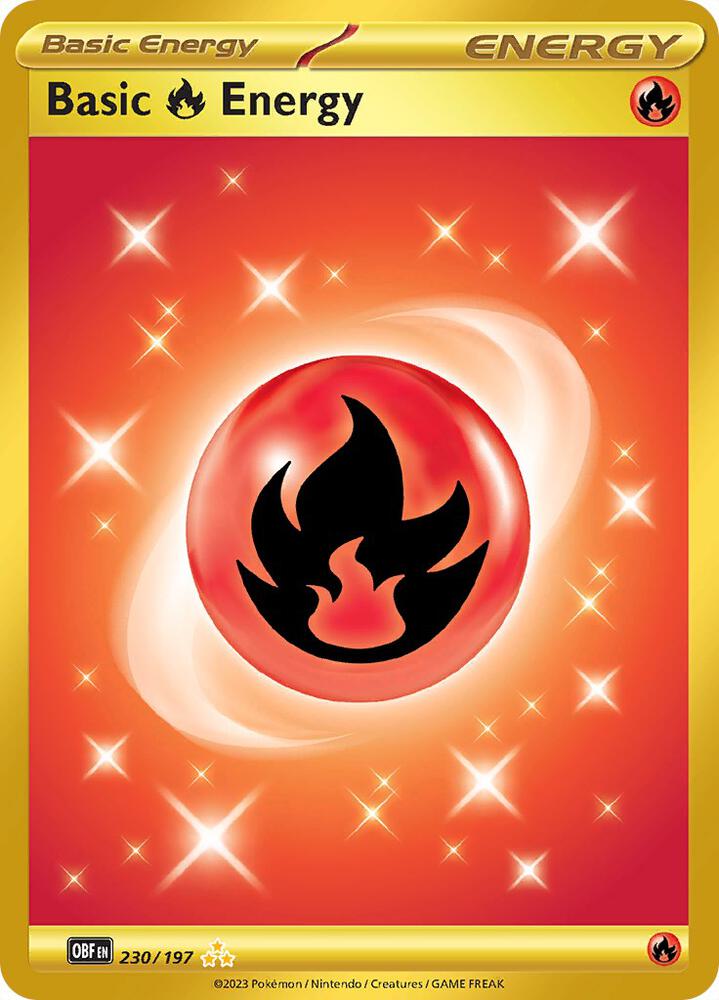 (#230/197) Basic Fire Energy - [SV03: Obsidian Flames]