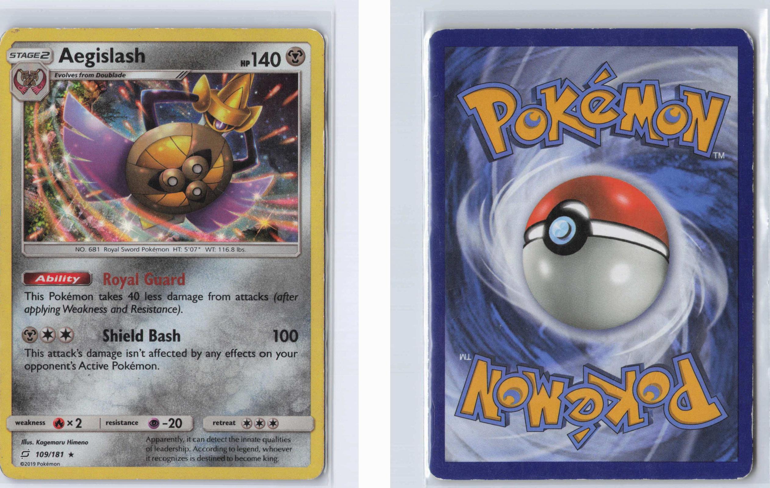 (#109/181) Aegislash - Holo [Team Up]