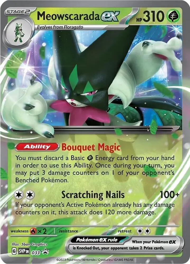 (#33) Meowscarada ex - [SV: Scarlet & Violet Promo Cards]